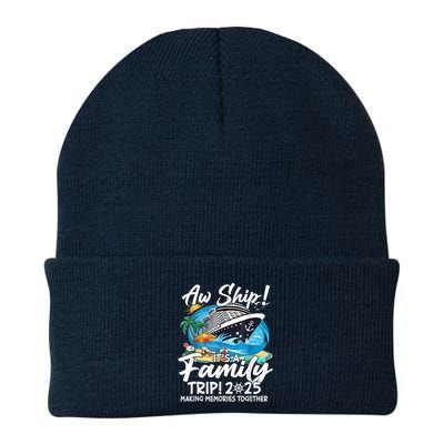 Aw Ship ItS A Family Trip 2025 Family Matching Cruise Trip Beanie