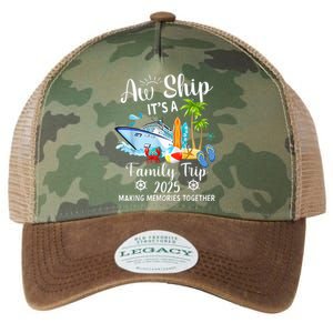 Aw Ship ItS A Family Trip 2025 Family Matching Cruise Trip Legacy Tie Dye Trucker Hat