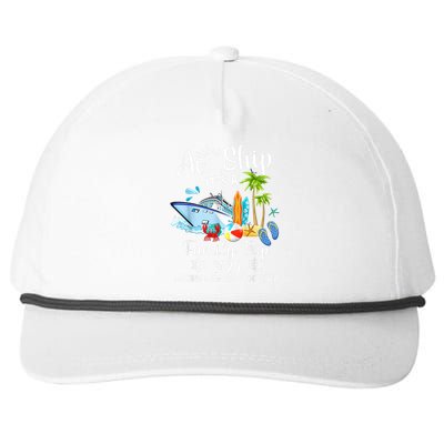 Aw Ship ItS A Family Trip 2025 Family Matching Cruise Trip Snapback Five-Panel Rope Hat