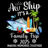 Aw Ship ItS A Family Trip 2025 Family Matching Cruise Trip Wool Snapback Cap