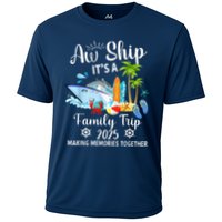 Aw Ship ItS A Family Trip 2025 Family Matching Cruise Trip Cooling Performance Crew T-Shirt