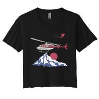 Air Services International For Women Women's Crop Top Tee