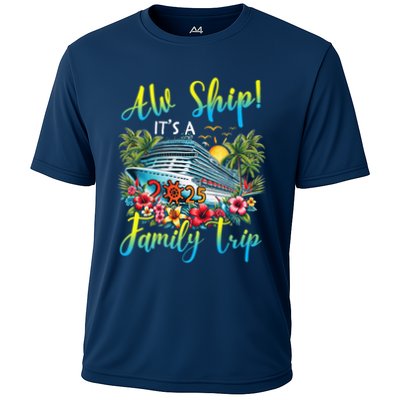 Aw Ship ItS A Family Trip 2025 Family Matching Cruise Trip Performance Shirt