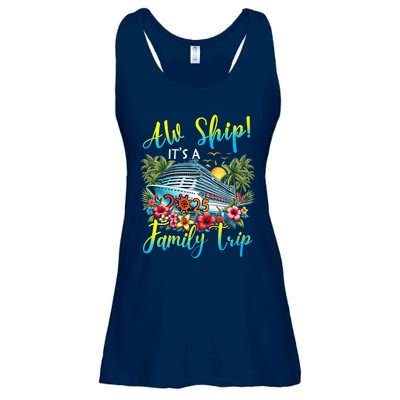 Aw Ship ItS A Family Trip 2025 Family Matching Cruise Trip Ladies Essential Flowy Tank