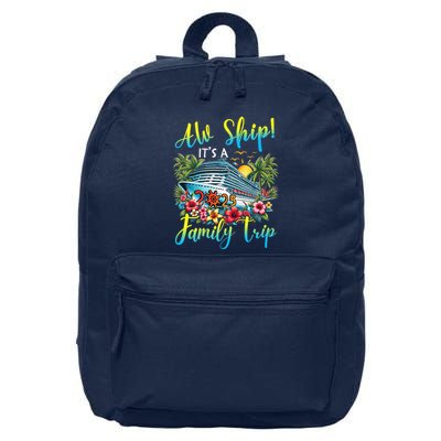 Aw Ship ItS A Family Trip 2025 Family Matching Cruise Trip 16 in Basic Backpack
