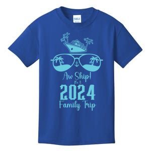 Aw Ship ItS A 2024 Family Trip Matching Summer Vacation Gift Kids T-Shirt