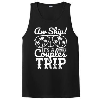 Aw Ship ItS A Couples Trip 2024 Couples Cruise Matching Funny Gift PosiCharge Competitor Tank