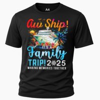 Aw Ship It's A Family Trip 2025 Family Matching Cruise Trip Cooling Performance Crew T-Shirt