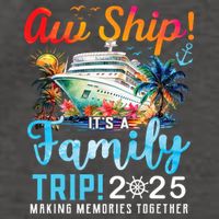 Aw Ship It's A Family Trip 2025 Family Matching Cruise Trip Vector Backpack