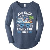 Aw Ship ItS A Family Trip 2025 Women's Perfect Tri Tunic Long Sleeve Shirt