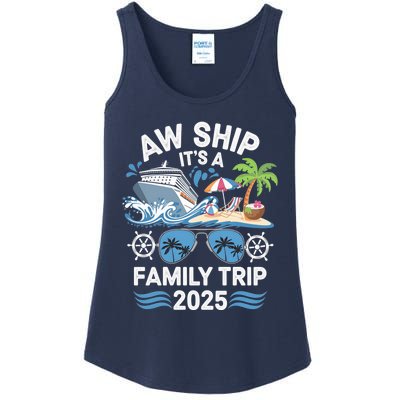 Aw Ship ItS A Family Trip 2025 Ladies Essential Tank