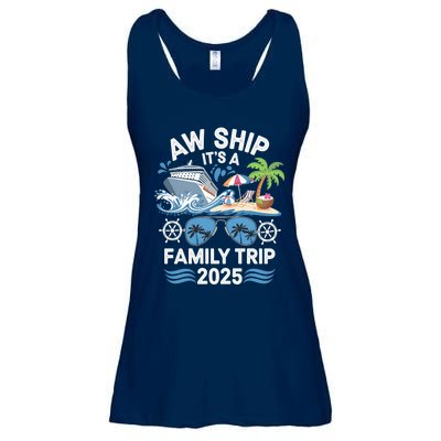 Aw Ship ItS A Family Trip 2025 Ladies Essential Flowy Tank