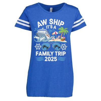 Aw Ship ItS A Family Trip 2025 Enza Ladies Jersey Football T-Shirt