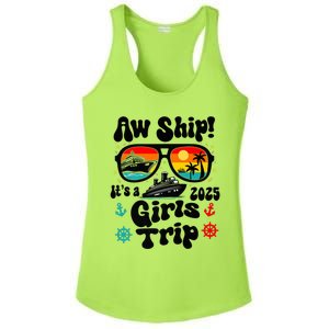 Aw Ship Its A G.I.R.L.S Trip 2025 Friend Weekend Matching Ladies PosiCharge Competitor Racerback Tank