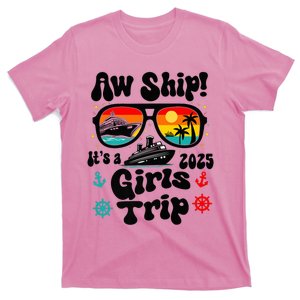 Aw Ship Its A G.I.R.L.S Trip 2025 Friend Weekend Matching T-Shirt