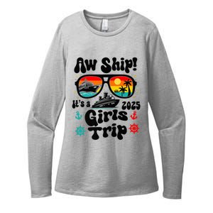 Aw Ship Its A G.I.R.L.S Trip 2025 Friend Weekend Matching Womens CVC Long Sleeve Shirt