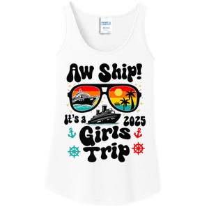 Aw Ship Its A G.I.R.L.S Trip 2025 Friend Weekend Matching Ladies Essential Tank