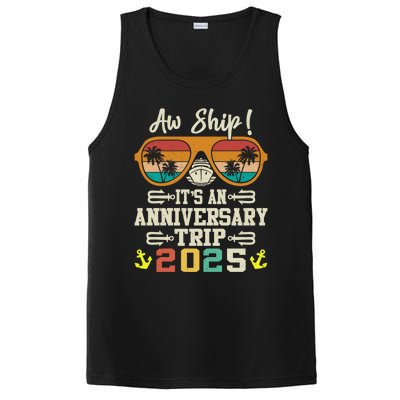 Aw Ship ItS An Anniversary Trip 2025 Couple Matching Cruise PosiCharge Competitor Tank