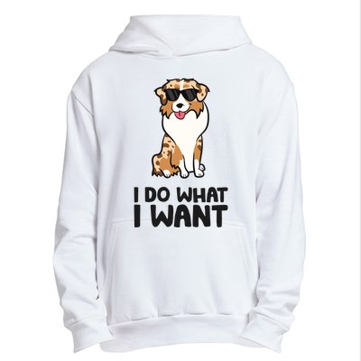 Australian Shepherd I Do What I Want Funny Aussie Dog Urban Pullover Hoodie