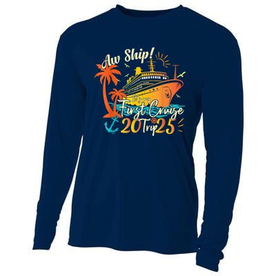 Aw Ship ItS My First Cruise Trip 2025 First Cruise 2025 Cooling Performance Long Sleeve Crew