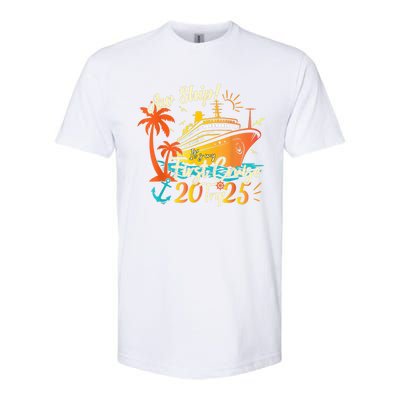 Aw Ship ItS My First Cruise Trip 2025 First Cruise 2025 Softstyle CVC T-Shirt