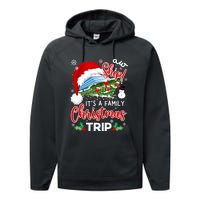 Aw Ship ItS A Christmas Cruise Trip 2024 Family Matching Performance Fleece Hoodie