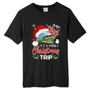 Aw Ship ItS A Christmas Cruise Trip 2024 Family Matching Tall Fusion ChromaSoft Performance T-Shirt