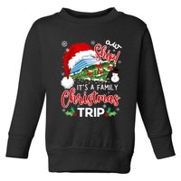 Aw Ship ItS A Christmas Cruise Trip 2024 Family Matching Toddler Sweatshirt