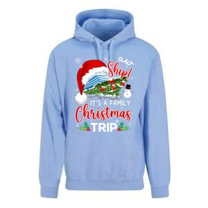 Aw Ship ItS A Christmas Cruise Trip 2024 Family Matching Unisex Surf Hoodie