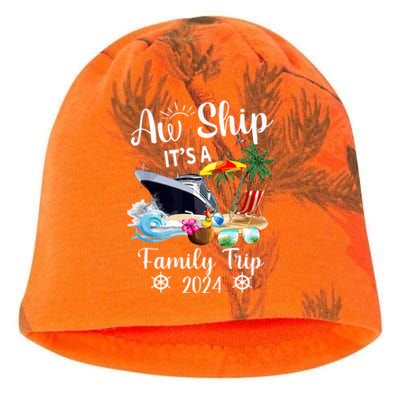 Aw Ship ItS A Family Trip 2024 Kati - Camo Knit Beanie