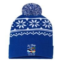 Aw Ship ItS A Family Trip 2024 USA-Made Snowflake Beanie