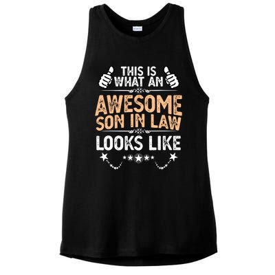 Awesome Son In Law Birthday Gift Ideas Awesome Mother In Law Ladies PosiCharge Tri-Blend Wicking Tank