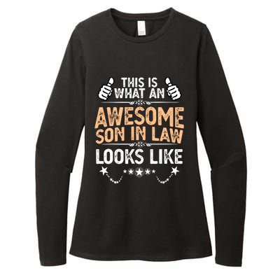 Awesome Son In Law Birthday Gift Ideas Awesome Mother In Law Womens CVC Long Sleeve Shirt