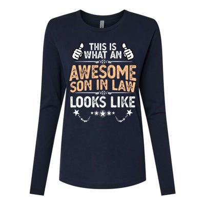 Awesome Son In Law Birthday Gift Ideas Awesome Mother In Law Womens Cotton Relaxed Long Sleeve T-Shirt