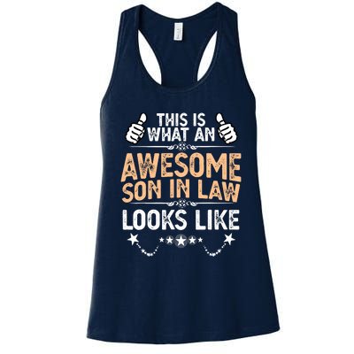 Awesome Son In Law Birthday Gift Ideas Awesome Mother In Law Women's Racerback Tank