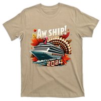 Aw Ship ItS A Family Trip 2024 Happy Turkey Thanksgiving T-Shirt