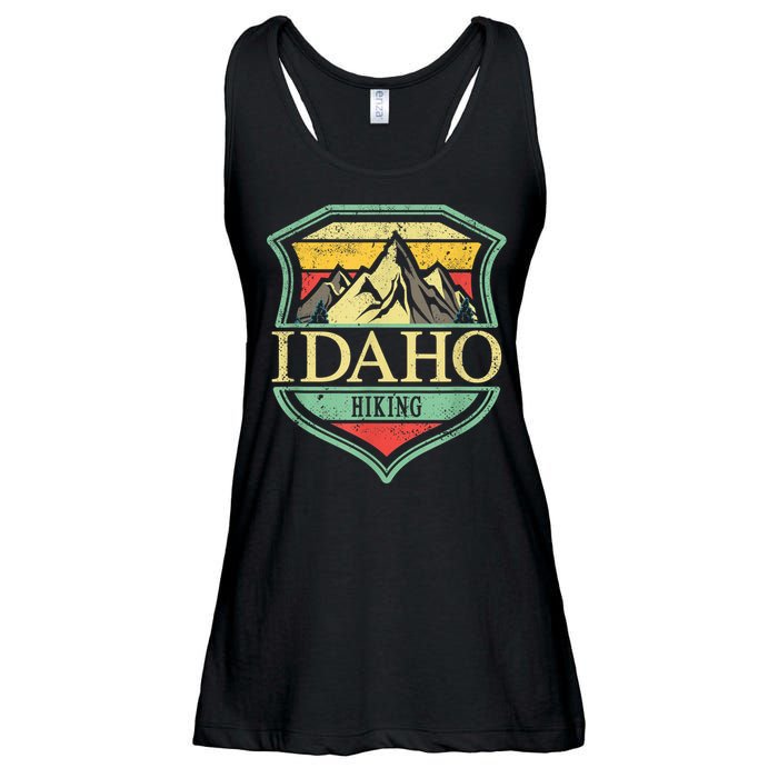 American State Idaho Mountain Hiking Ladies Essential Flowy Tank