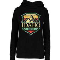 American State Idaho Mountain Hiking Womens Funnel Neck Pullover Hood