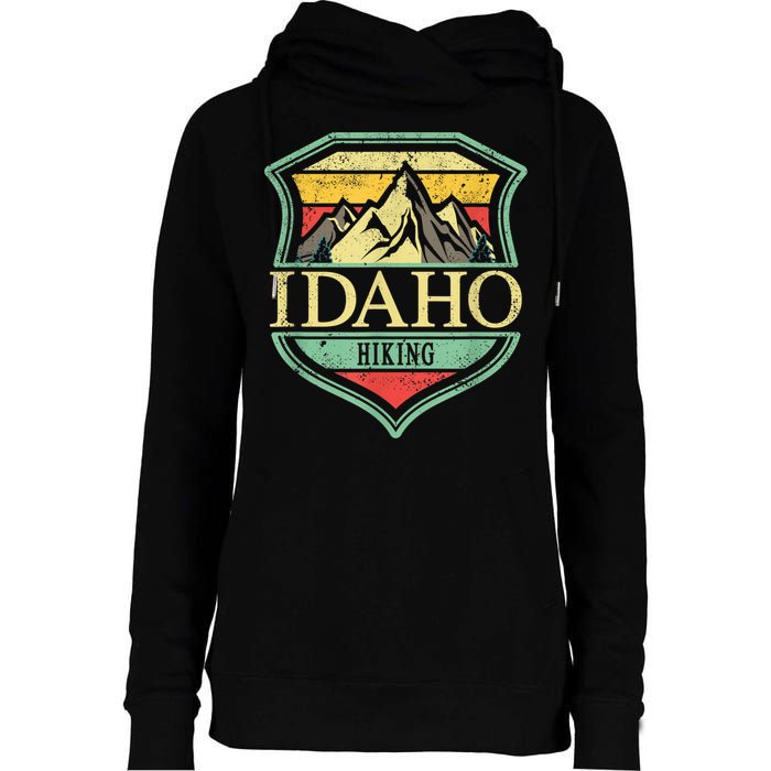 American State Idaho Mountain Hiking Womens Funnel Neck Pullover Hood