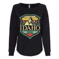 American State Idaho Mountain Hiking Womens California Wash Sweatshirt