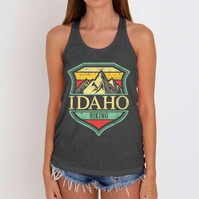 American State Idaho Mountain Hiking Women's Knotted Racerback Tank