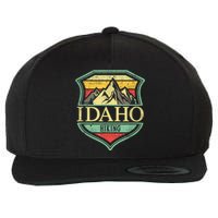 American State Idaho Mountain Hiking Wool Snapback Cap