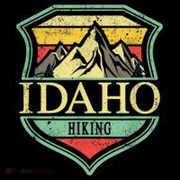 American State Idaho Mountain Hiking Kids T-Shirt