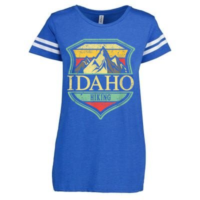 American State Idaho Mountain Hiking Enza Ladies Jersey Football T-Shirt