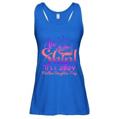 Aw Ship ItS A Mother Daughter Trip 2024 Matching Family Gift Ladies Essential Flowy Tank