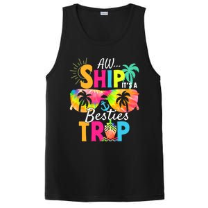 Aw Ship It’S A Besties Trip 2024 Friends Vacay Cruise 2024 Funny Gift PosiCharge Competitor Tank