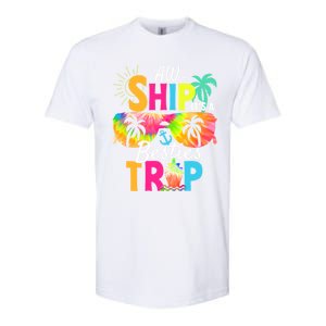 Aw Ship It’S A Besties Trip 2024 Friends Vacay Cruise 2024 Funny Gift Softstyle CVC T-Shirt