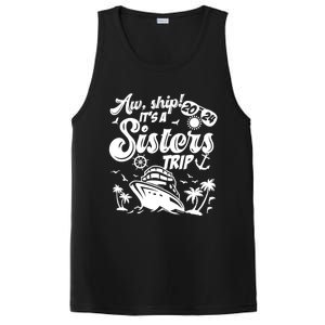 Aw Ship It’S A Sisters Trip 2024 Besties Vacay Cruise 2024 Funny Gift PosiCharge Competitor Tank