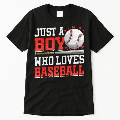 American Sport Just A Boy Who Loves Baseball Gifts For boy Tall T-Shirt