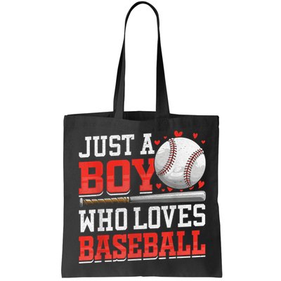 American Sport Just A Boy Who Loves Baseball Gifts For boy Bag